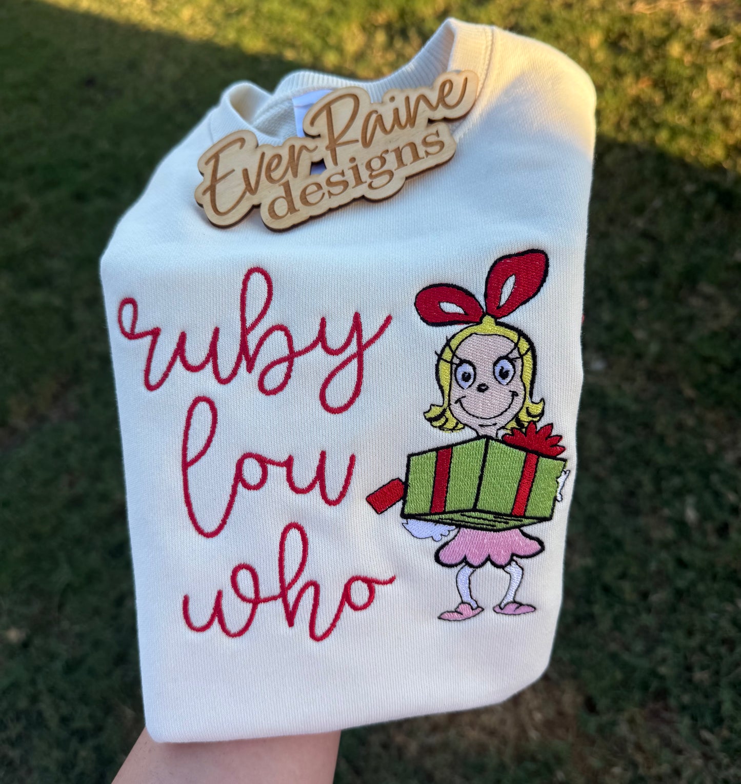 Personalized Who Crewneck