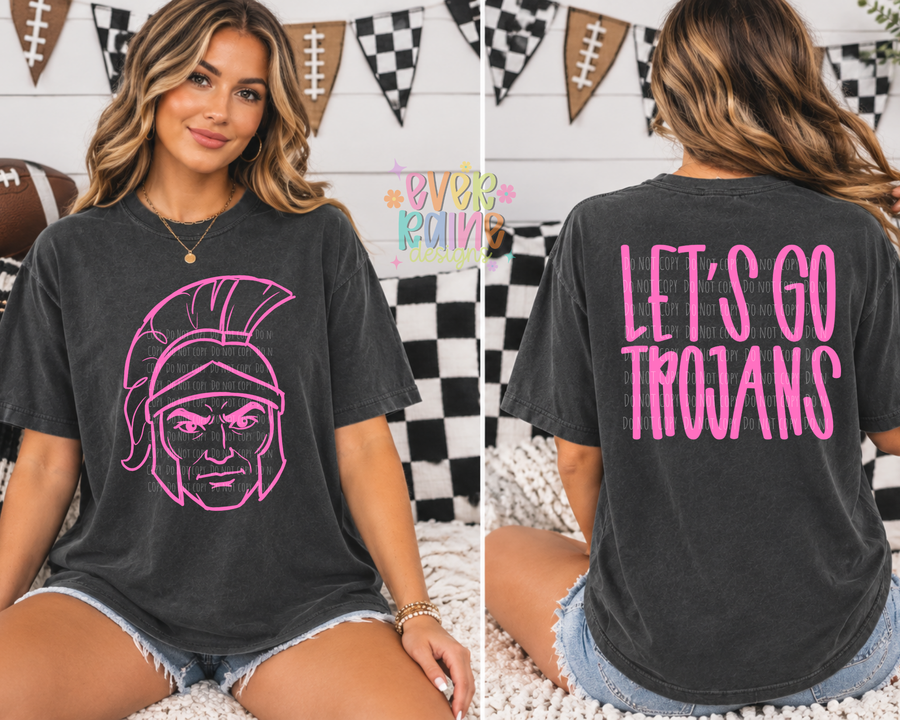 Pink Out Game Day Tee- Front & Back