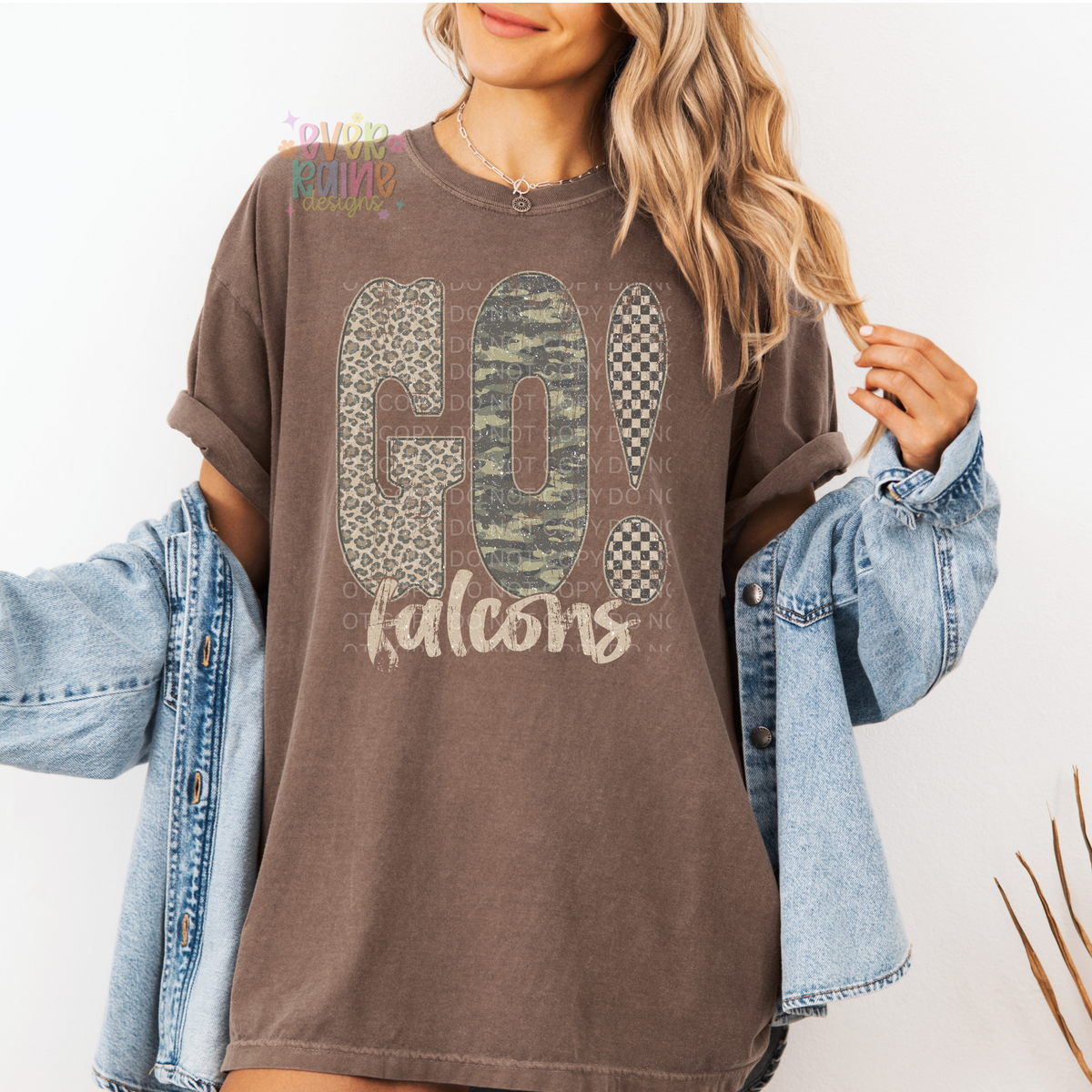 Camo Checkered Mascot T-shirt