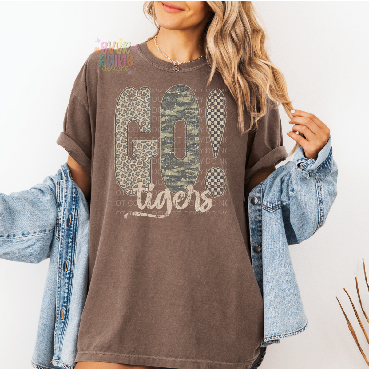 Camo Checkered Mascot T-shirt