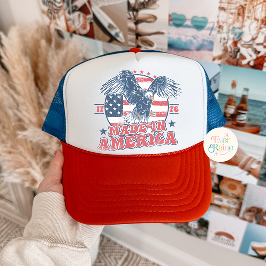 MADE IN AMERICA TRUCKER HAT